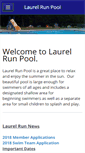 Mobile Screenshot of laurelrunpool.com